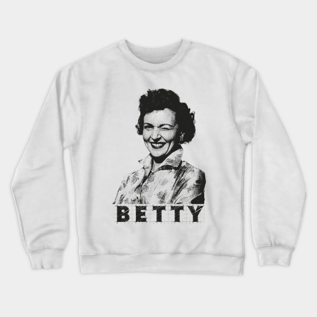 Betty white smile Crewneck Sweatshirt by zonkoxxx